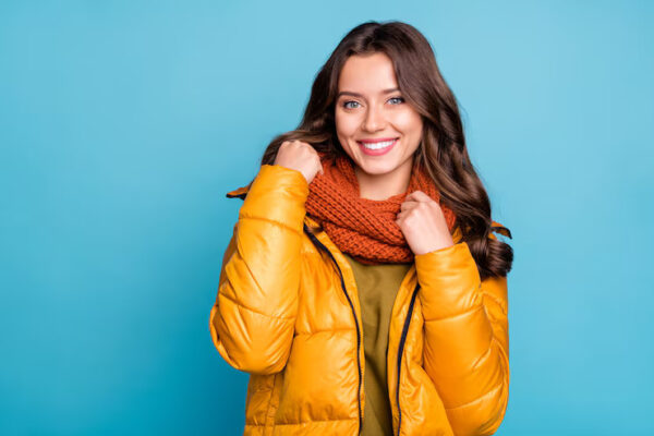 orange jacket